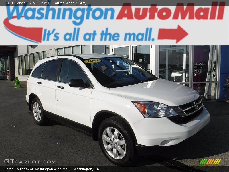 Taffeta White / Gray 2011 Honda CR-V SE 4WD