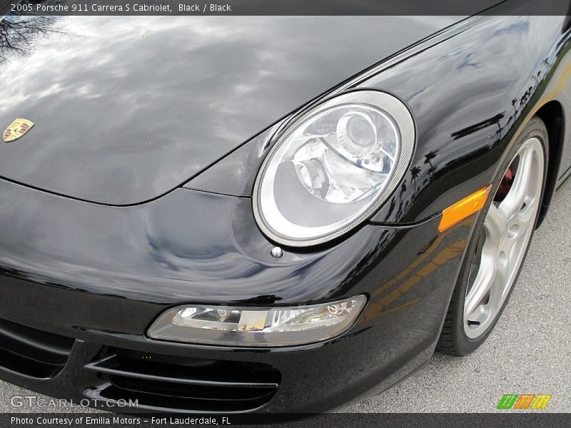 Black / Black 2005 Porsche 911 Carrera S Cabriolet