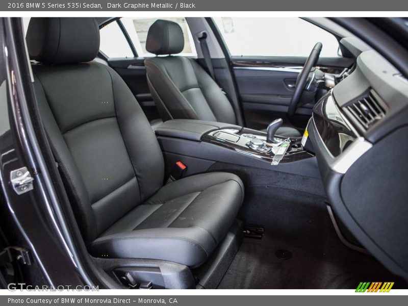 Dark Graphite Metallic / Black 2016 BMW 5 Series 535i Sedan