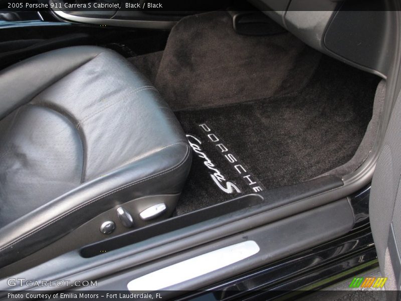 Black / Black 2005 Porsche 911 Carrera S Cabriolet