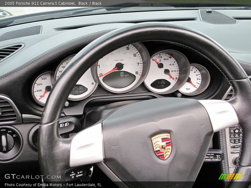 Black / Black 2005 Porsche 911 Carrera S Cabriolet