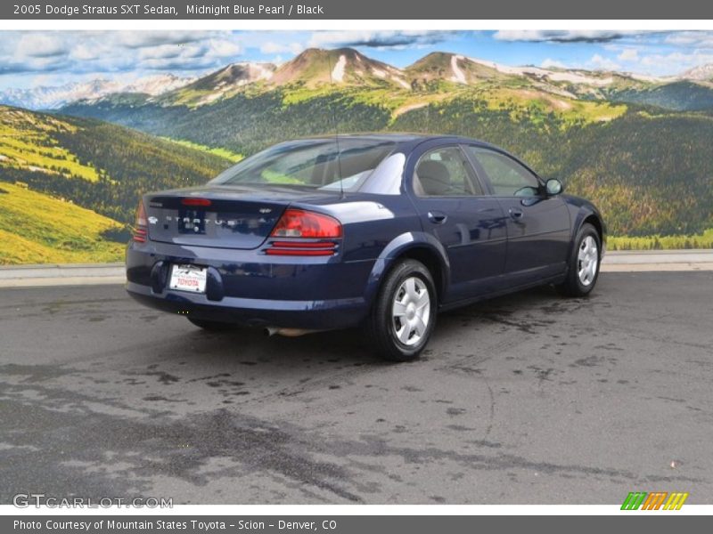 Midnight Blue Pearl / Black 2005 Dodge Stratus SXT Sedan