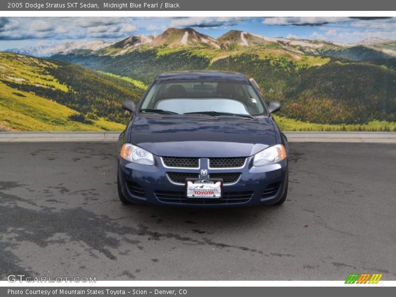 Midnight Blue Pearl / Black 2005 Dodge Stratus SXT Sedan