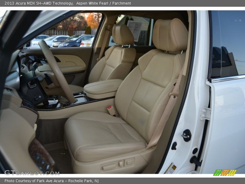 Aspen White Pearl / Parchment 2013 Acura MDX SH-AWD Technology