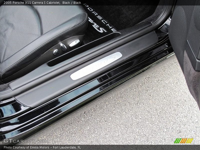 Black / Black 2005 Porsche 911 Carrera S Cabriolet
