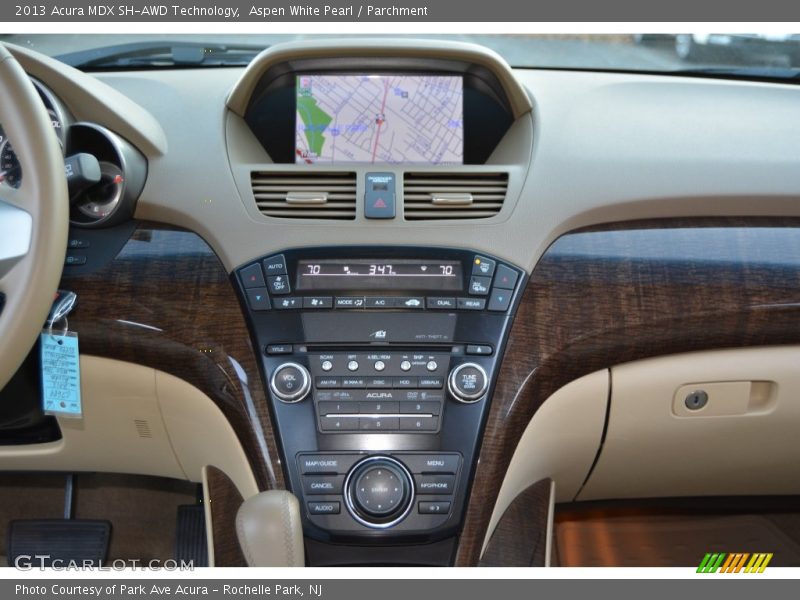 Aspen White Pearl / Parchment 2013 Acura MDX SH-AWD Technology