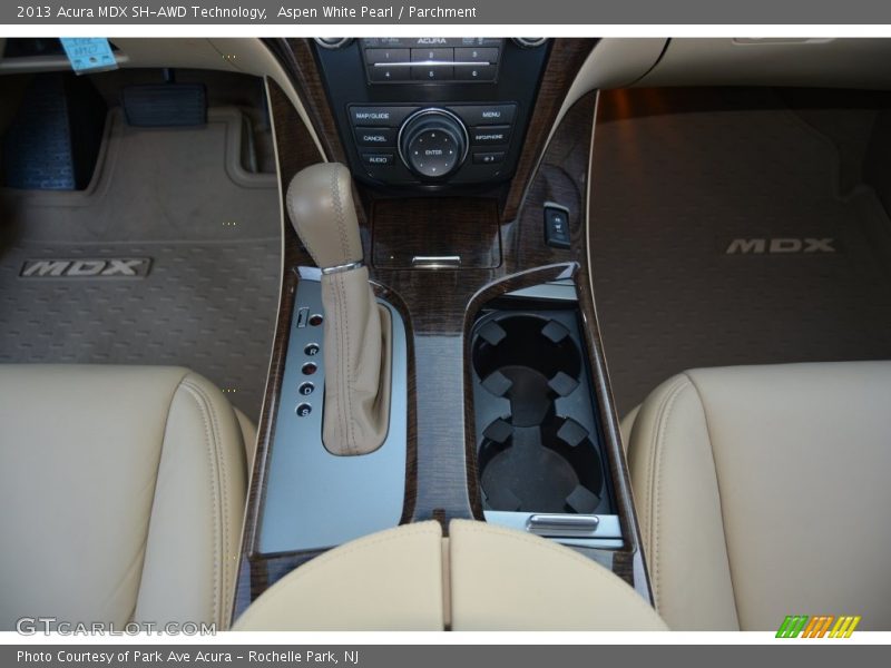 Aspen White Pearl / Parchment 2013 Acura MDX SH-AWD Technology