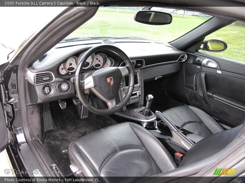 Black / Black 2005 Porsche 911 Carrera S Cabriolet