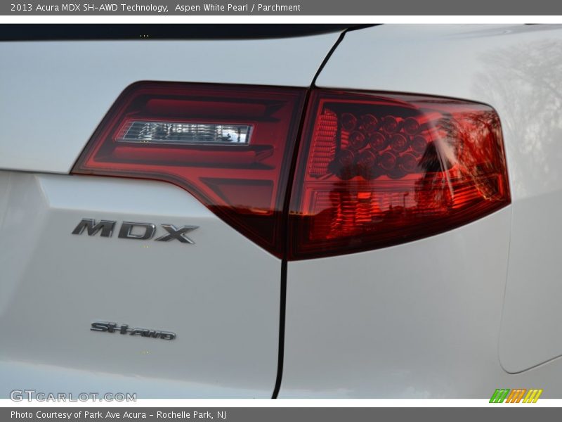 Aspen White Pearl / Parchment 2013 Acura MDX SH-AWD Technology