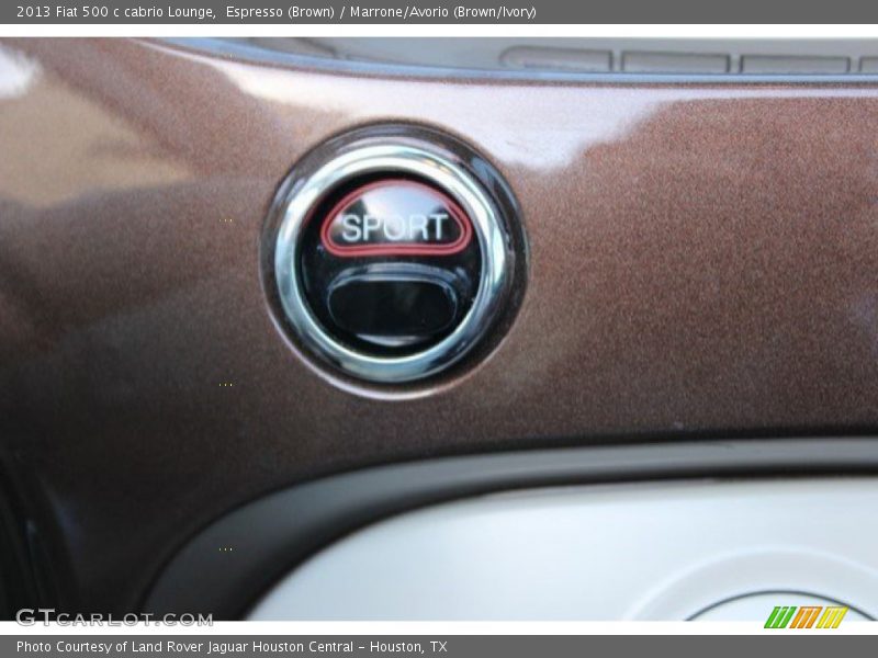 Espresso (Brown) / Marrone/Avorio (Brown/Ivory) 2013 Fiat 500 c cabrio Lounge