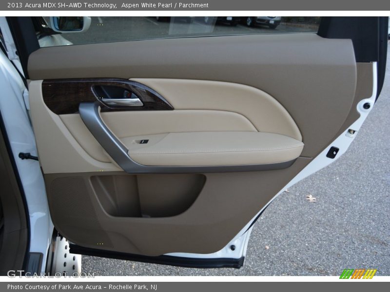 Aspen White Pearl / Parchment 2013 Acura MDX SH-AWD Technology