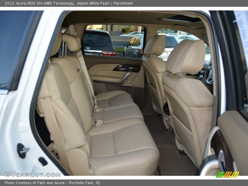 Aspen White Pearl / Parchment 2013 Acura MDX SH-AWD Technology