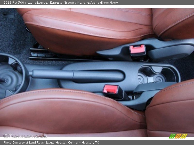 Espresso (Brown) / Marrone/Avorio (Brown/Ivory) 2013 Fiat 500 c cabrio Lounge