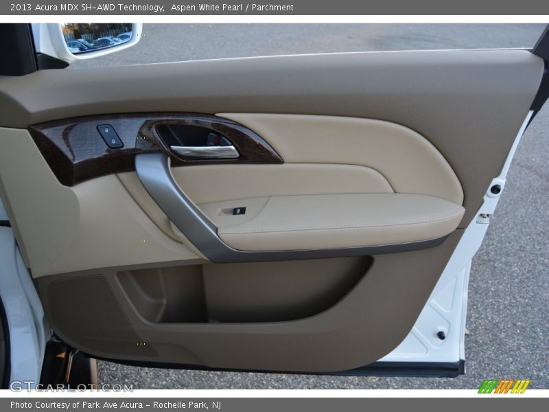 Aspen White Pearl / Parchment 2013 Acura MDX SH-AWD Technology