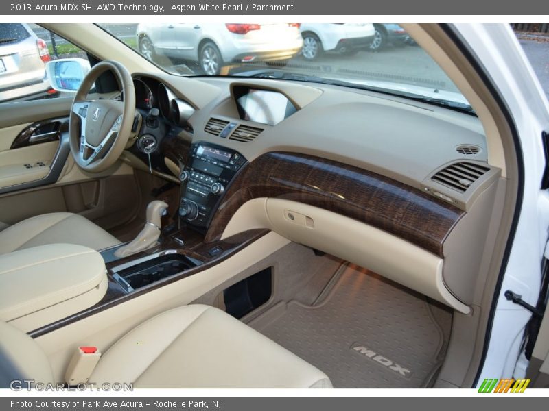 Aspen White Pearl / Parchment 2013 Acura MDX SH-AWD Technology