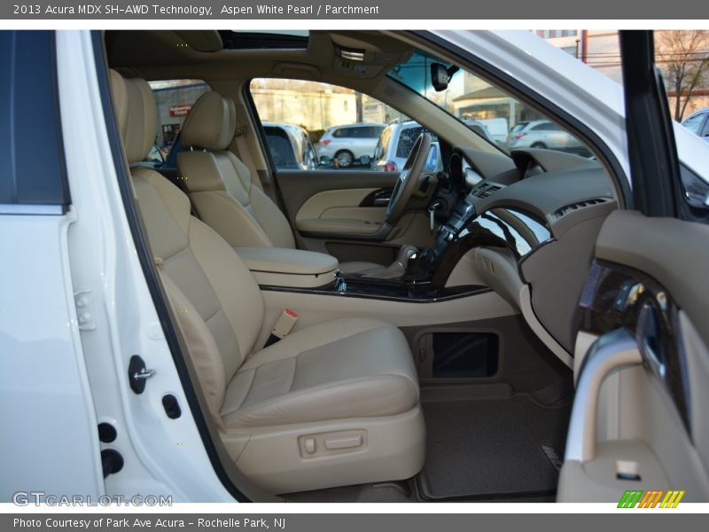 Aspen White Pearl / Parchment 2013 Acura MDX SH-AWD Technology