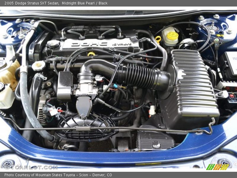 Midnight Blue Pearl / Black 2005 Dodge Stratus SXT Sedan