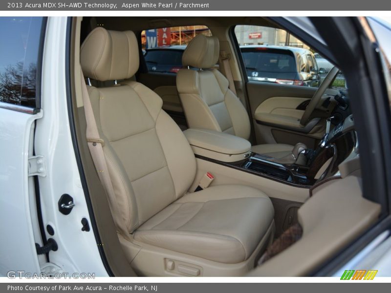 Aspen White Pearl / Parchment 2013 Acura MDX SH-AWD Technology