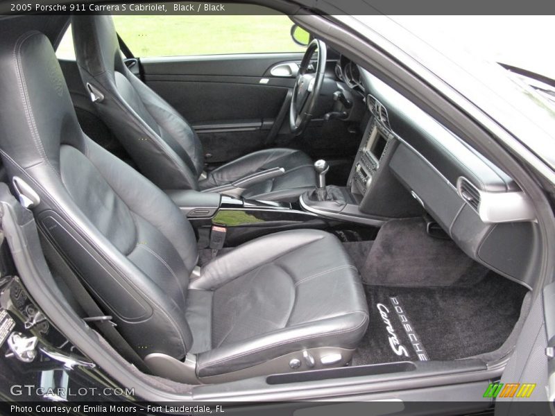 Black / Black 2005 Porsche 911 Carrera S Cabriolet