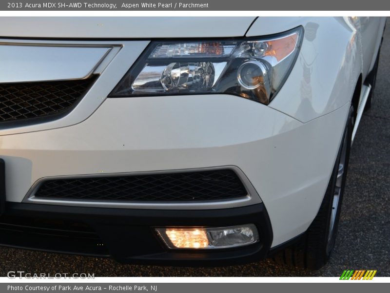 Aspen White Pearl / Parchment 2013 Acura MDX SH-AWD Technology