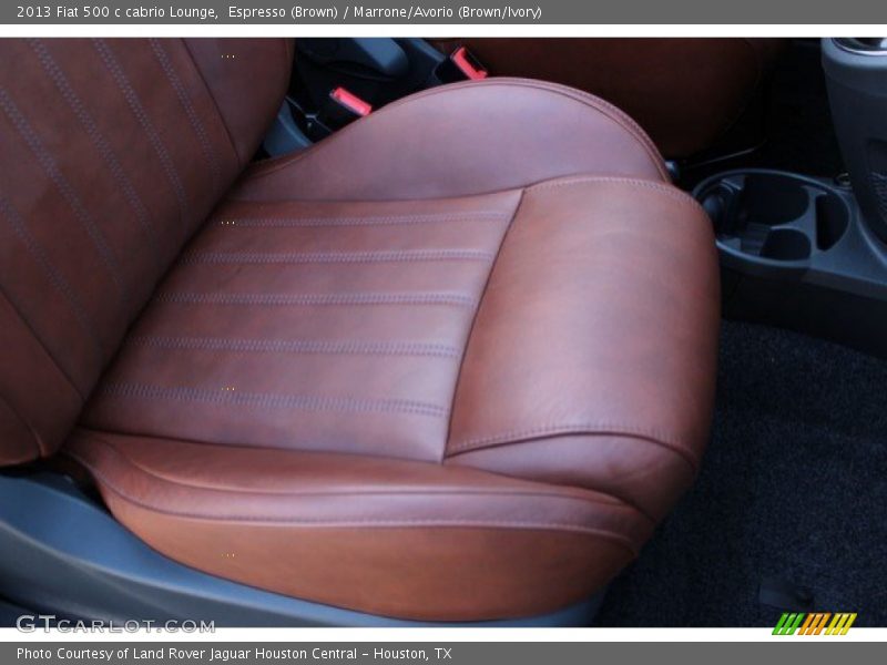 Espresso (Brown) / Marrone/Avorio (Brown/Ivory) 2013 Fiat 500 c cabrio Lounge