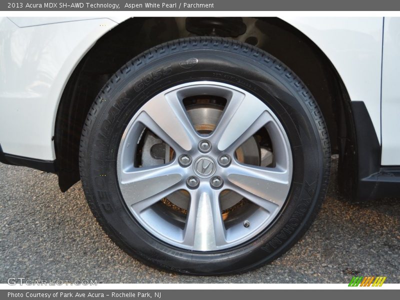 Aspen White Pearl / Parchment 2013 Acura MDX SH-AWD Technology