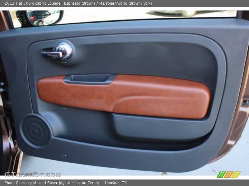 Espresso (Brown) / Marrone/Avorio (Brown/Ivory) 2013 Fiat 500 c cabrio Lounge