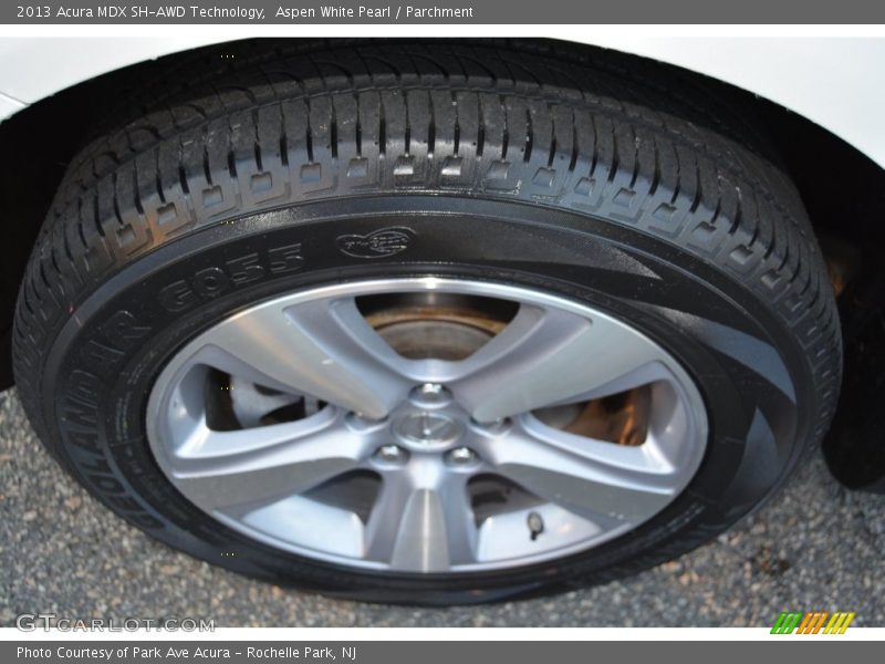 Aspen White Pearl / Parchment 2013 Acura MDX SH-AWD Technology