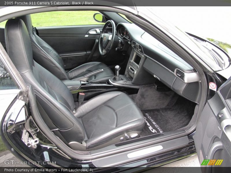 Black / Black 2005 Porsche 911 Carrera S Cabriolet