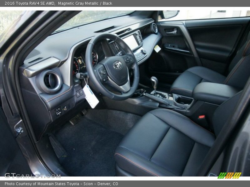 Black Interior - 2016 RAV4 SE AWD 