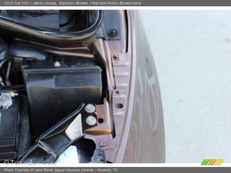 Espresso (Brown) / Marrone/Avorio (Brown/Ivory) 2013 Fiat 500 c cabrio Lounge