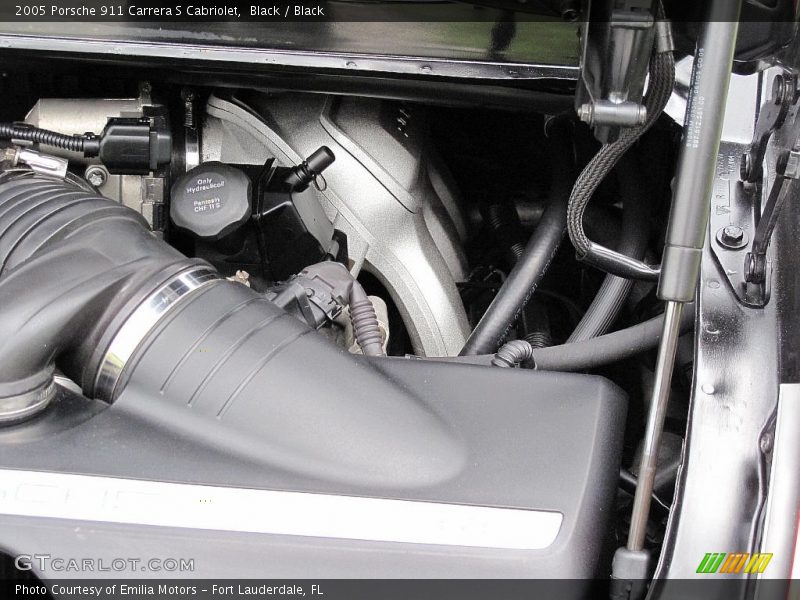 Black / Black 2005 Porsche 911 Carrera S Cabriolet