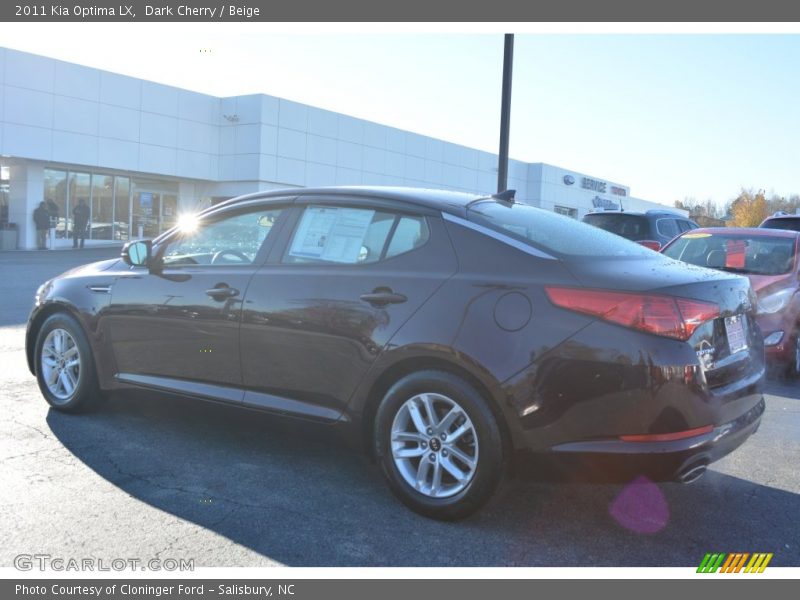 Dark Cherry / Beige 2011 Kia Optima LX