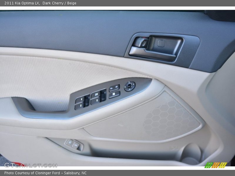 Dark Cherry / Beige 2011 Kia Optima LX