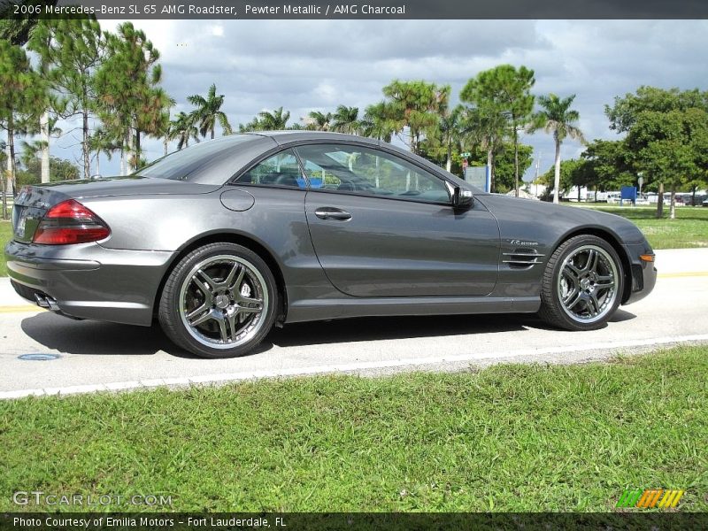 Pewter Metallic / AMG Charcoal 2006 Mercedes-Benz SL 65 AMG Roadster