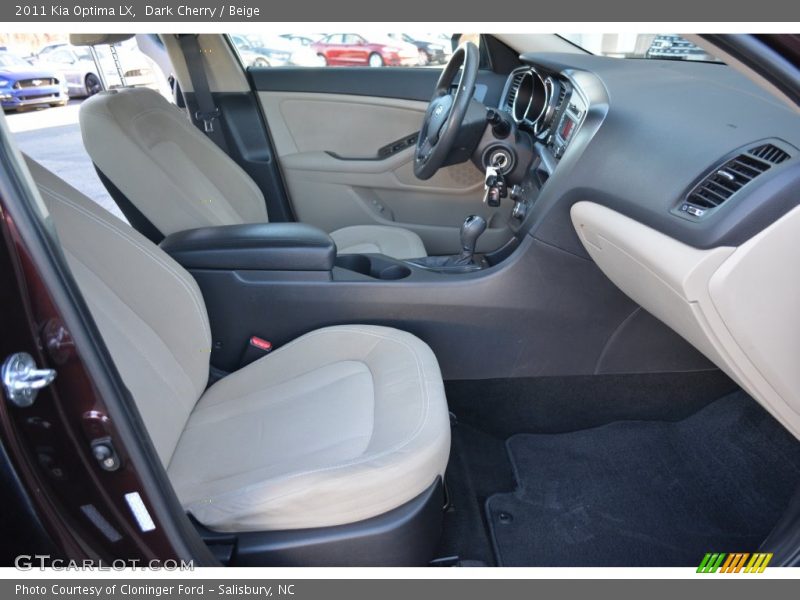 Dark Cherry / Beige 2011 Kia Optima LX