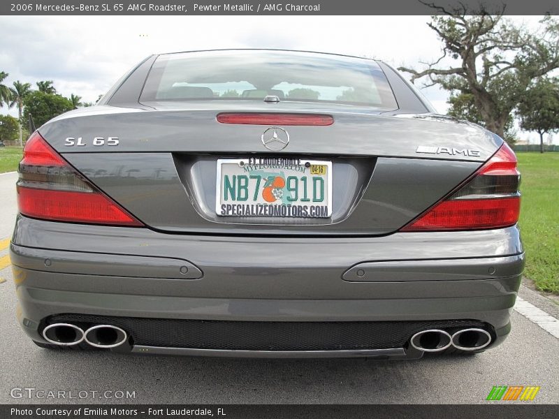 Pewter Metallic / AMG Charcoal 2006 Mercedes-Benz SL 65 AMG Roadster