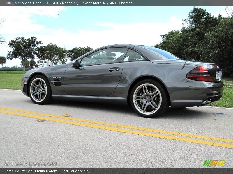 Pewter Metallic / AMG Charcoal 2006 Mercedes-Benz SL 65 AMG Roadster