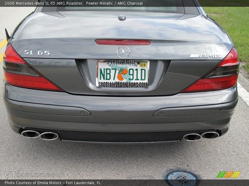 Pewter Metallic / AMG Charcoal 2006 Mercedes-Benz SL 65 AMG Roadster