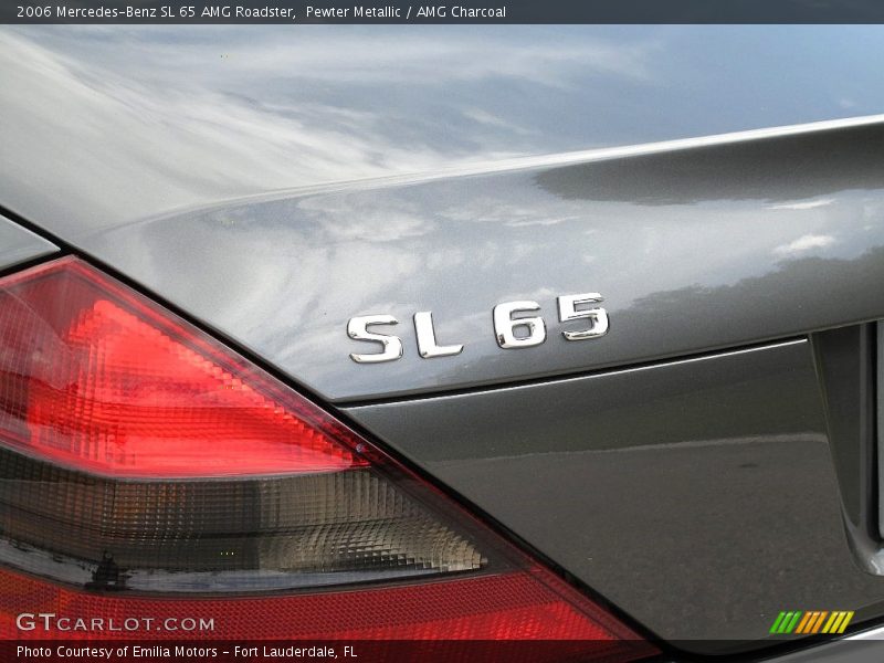 Pewter Metallic / AMG Charcoal 2006 Mercedes-Benz SL 65 AMG Roadster