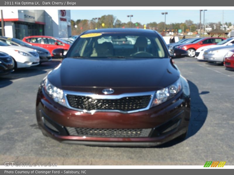 Dark Cherry / Beige 2011 Kia Optima LX