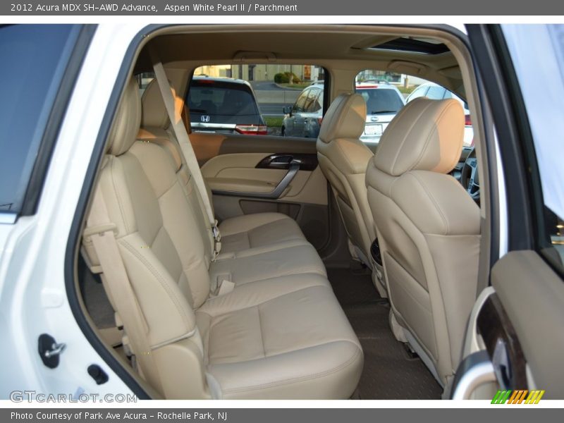 Aspen White Pearl II / Parchment 2012 Acura MDX SH-AWD Advance