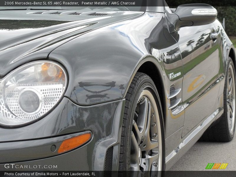 Pewter Metallic / AMG Charcoal 2006 Mercedes-Benz SL 65 AMG Roadster