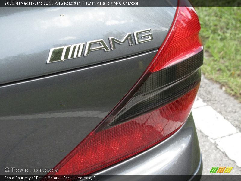 Pewter Metallic / AMG Charcoal 2006 Mercedes-Benz SL 65 AMG Roadster