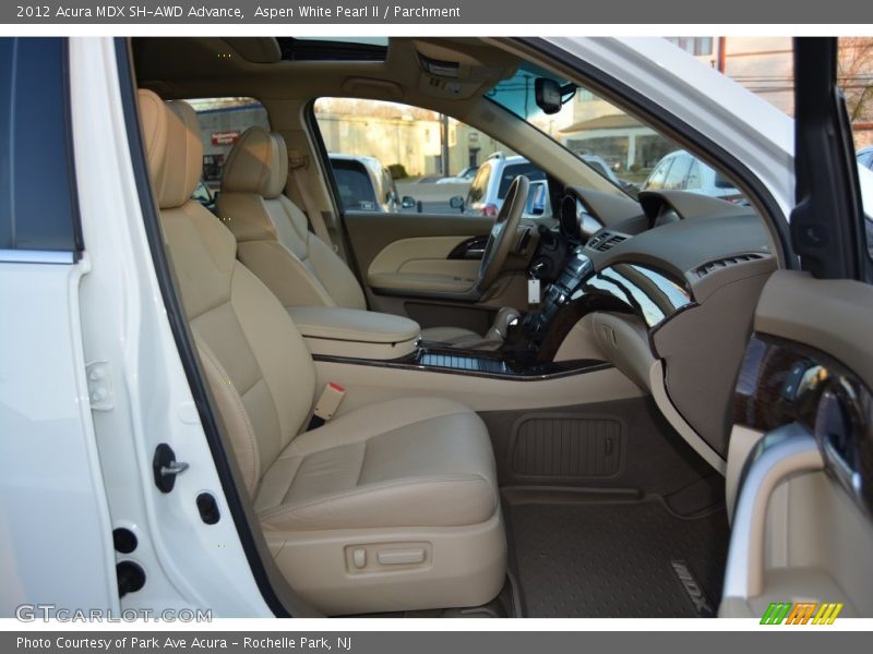 Aspen White Pearl II / Parchment 2012 Acura MDX SH-AWD Advance