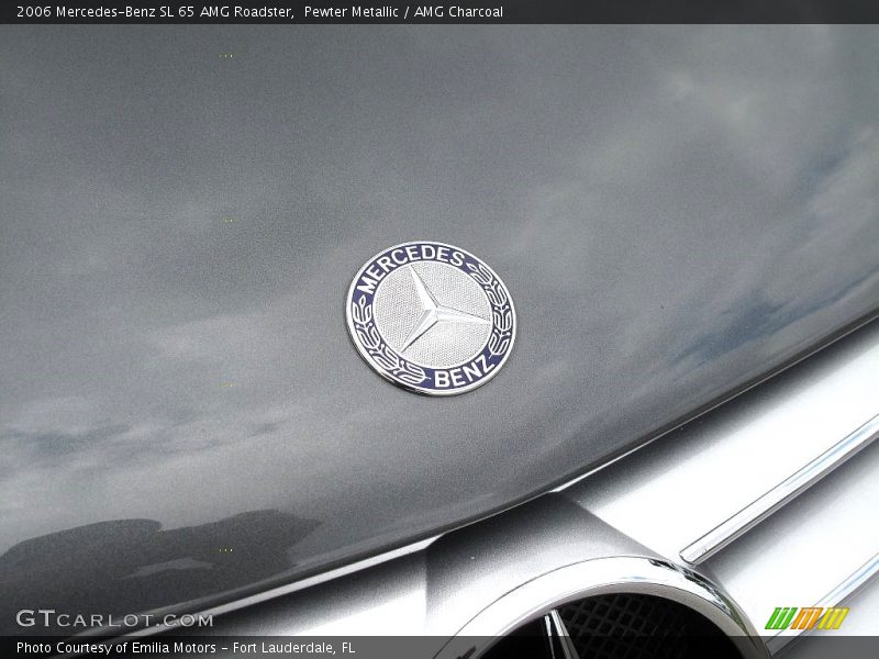 Pewter Metallic / AMG Charcoal 2006 Mercedes-Benz SL 65 AMG Roadster