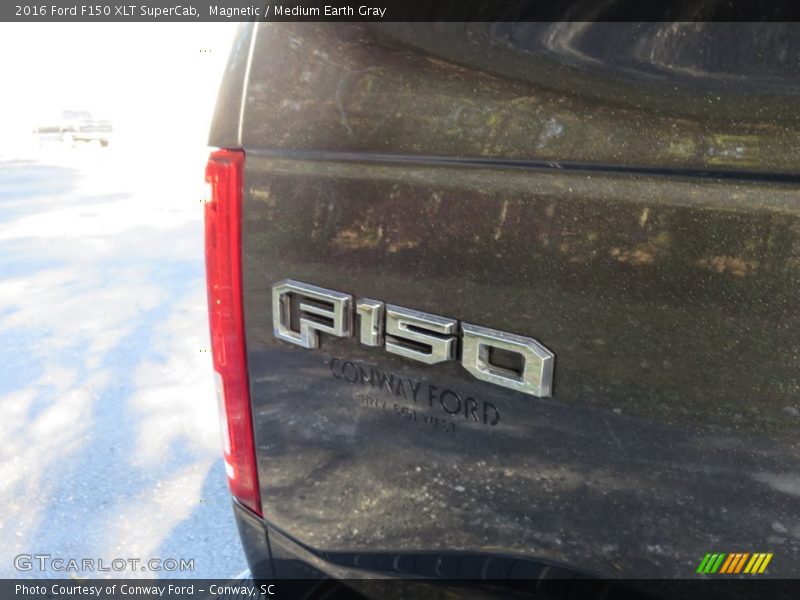 Magnetic / Medium Earth Gray 2016 Ford F150 XLT SuperCab
