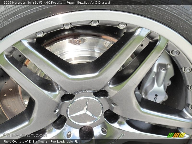 Pewter Metallic / AMG Charcoal 2006 Mercedes-Benz SL 65 AMG Roadster
