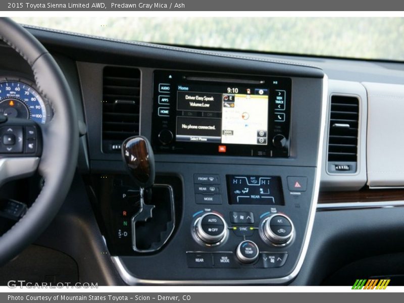 Predawn Gray Mica / Ash 2015 Toyota Sienna Limited AWD