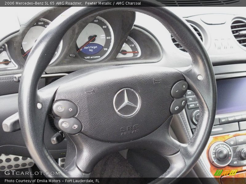 Pewter Metallic / AMG Charcoal 2006 Mercedes-Benz SL 65 AMG Roadster